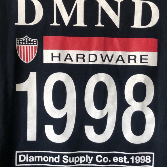 Diamond Supply Co. Navy Blue T-Shirt - Picture 2 of 6